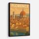 Florence Italy Travel Poster Wall Art