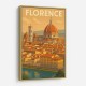 Florence Italy Travel Poster Wall Art
