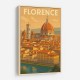 Florence Italy Travel Poster Wall Art