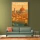 Florence Italy Travel Poster Wall Art