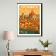 Florence Italy Travel Poster Wall Art