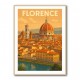 Florence Italy Travel Poster Wall Art