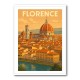 Florence Italy Travel Poster Wall Art