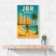 JBR Dubai Travel Poster Wall Art