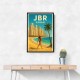 JBR Dubai Travel Poster Wall Art