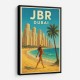 JBR Dubai Travel Poster Wall Art