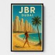 JBR Dubai Travel Poster Wall Art