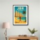 JBR Dubai Travel Poster Wall Art