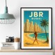 JBR Dubai Travel Poster Wall Art