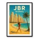 JBR Dubai Travel Poster Wall Art