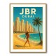 JBR Dubai Travel Poster Wall Art