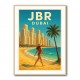 JBR Dubai Travel Poster Wall Art