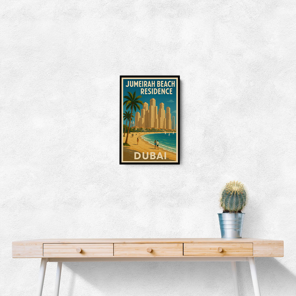 Jumeriah Beach Residence Travel Poster 1 Wall Art