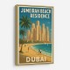 Jumeriah Beach Residence Travel Poster 1 Wall Art