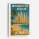 Jumeriah Beach Residence Travel Poster 1 Wall Art