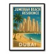 Jumeriah Beach Residence Travel Poster 1 Wall Art