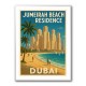 Jumeriah Beach Residence Travel Poster 1 Wall Art