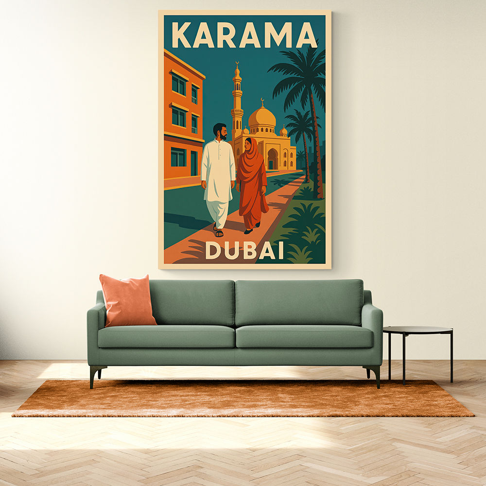 Karama Dubai Poster 2 Wall Art