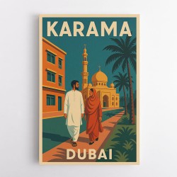 Karama Dubai Poster 2 Wall Art