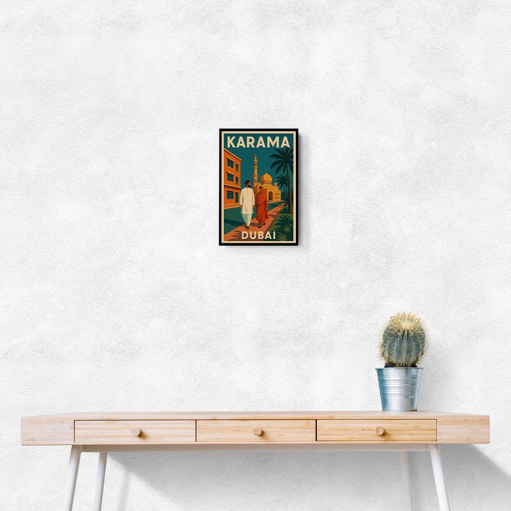 Karama Dubai Poster 2 Wall Art