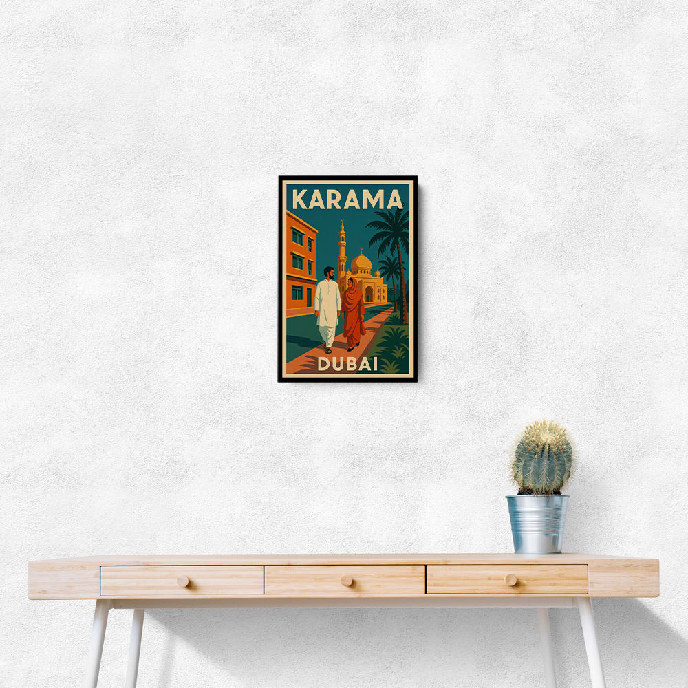 Karama Dubai Poster 2 Wall Art