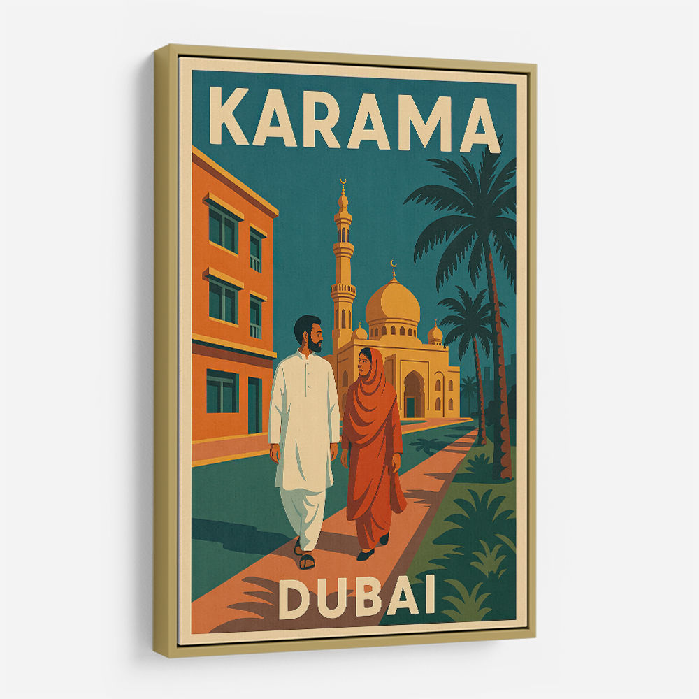 Karama Dubai Poster 2 Wall Art
