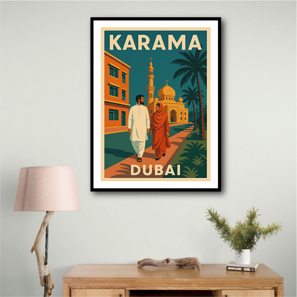 Karama Dubai Poster 2 Wall Art
