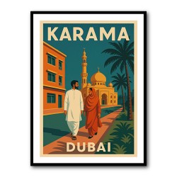 Karama Dubai Poster 2 Wall Art