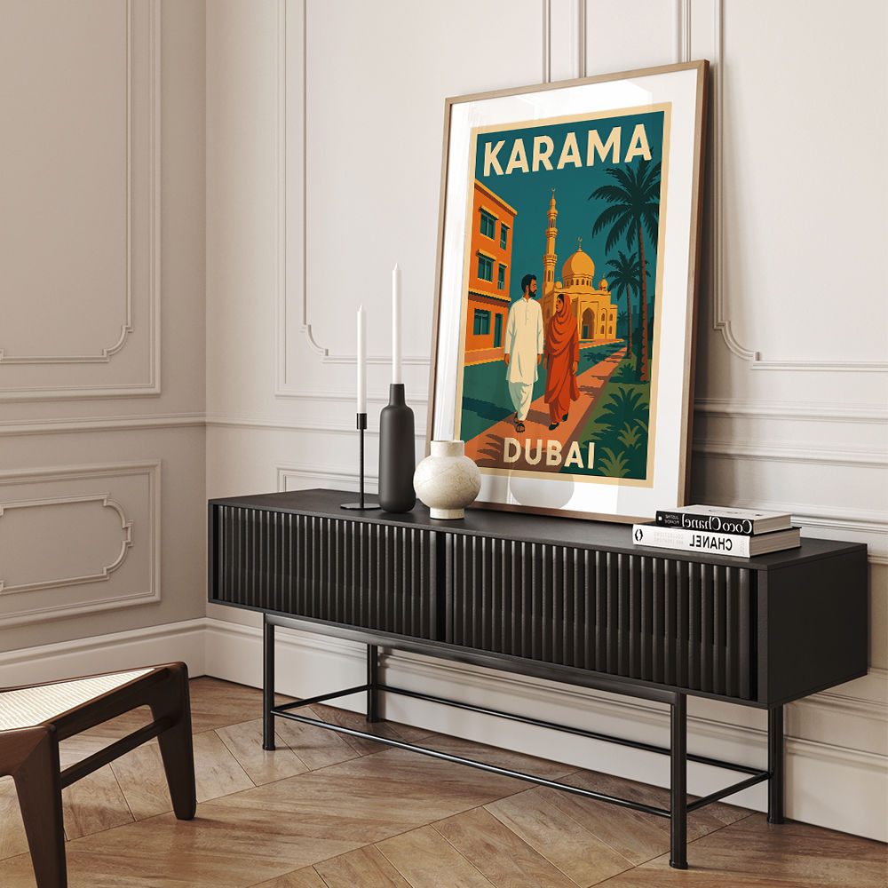 Karama Dubai Poster 2 Wall Art