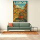 Lisbon Travel Poster Wall Art