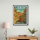Lisbon Travel Poster Wall Art