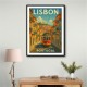 Lisbon Travel Poster Wall Art