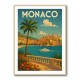 Monaco Travel Poster Wall Art Monaco Travel Poster Wall Art