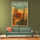 Munich Germany Travel Poster 1 Wall Art Munich Germany Travel Poster 1 Wall Art