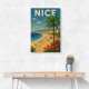 Nice France Travel Poster 1 Wall Art