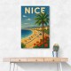 Nice France Travel Poster 1 Wall Art