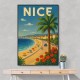 Nice France Travel Poster 1 Wall Art