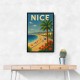 Nice France Travel Poster 1 Wall Art