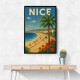 Nice France Travel Poster 1 Wall Art