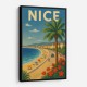 Nice France Travel Poster 1 Wall Art
