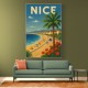Nice France Travel Poster 1 Wall Art