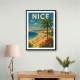 Nice France Travel Poster 1 Wall Art