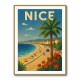 Nice France Travel Poster 1 Wall Art