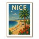 Nice France Travel Poster 1 Wall Art