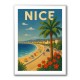 Nice France Travel Poster 1 Wall Art