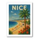 Nice France Travel Poster 1 Wall Art