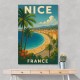 Nice France Travel Poster Wall Art