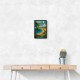 Nice France Travel Poster Wall Art