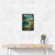 Nice France Travel Poster Wall Art