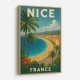 Nice France Travel Poster Wall Art